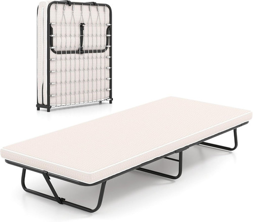 Folding bed with memory - with,