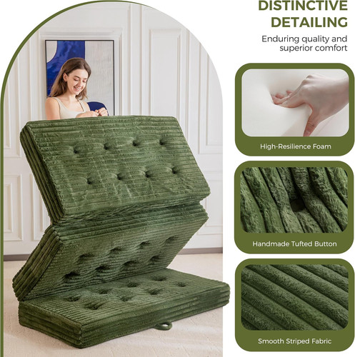 Tri fold faux fur foam - tri,