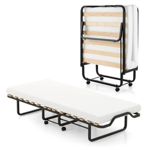 Costway folding bed with - folding,